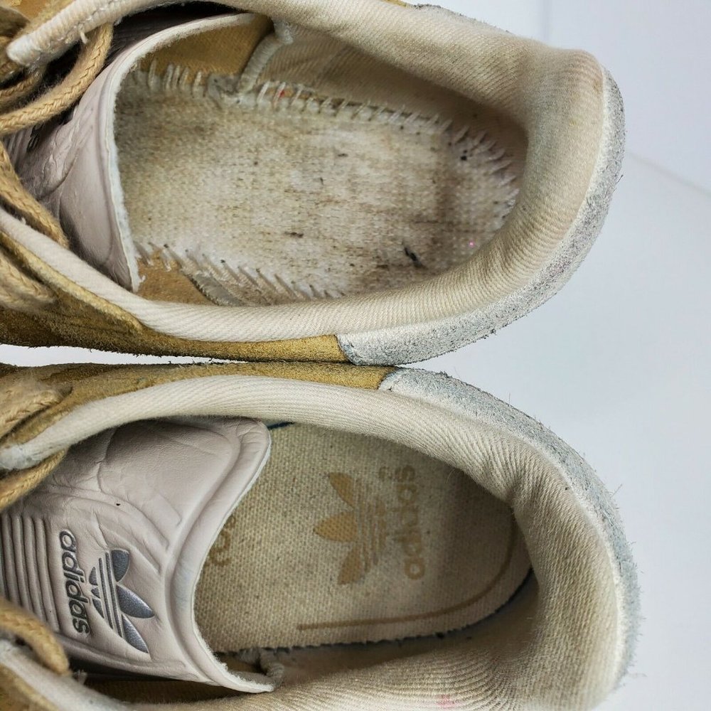 Adidas Kids Tan Suede Youth Gazelle Shoes Sneakers Size 12K - Picture 4 of 10